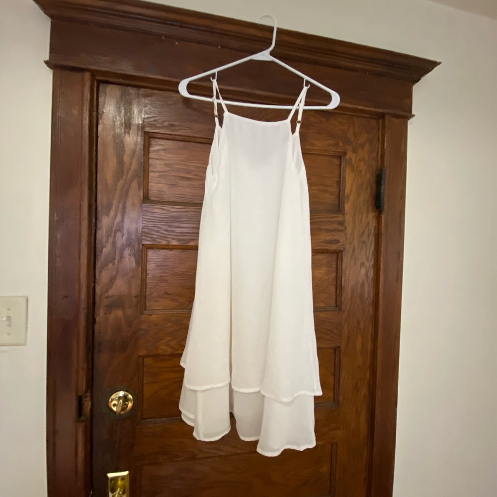 Super light and flowy white dress